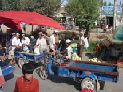 Воскресный базар в Кашгаре