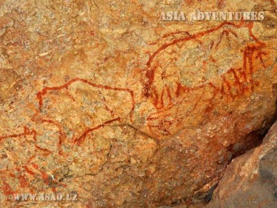 rock carvings, mountain Badakhshan, Tajikistan