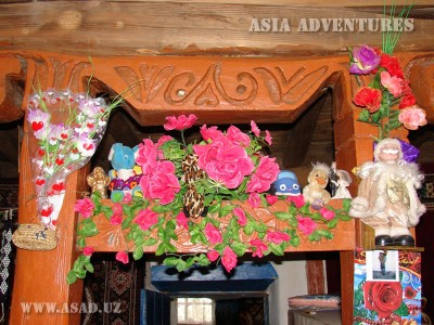 Interior of a typical Pamir home