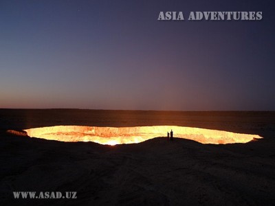 Darvaza gaz crater, Turkmenistan