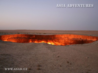 Darvaza gaz crater, Turkmenistan