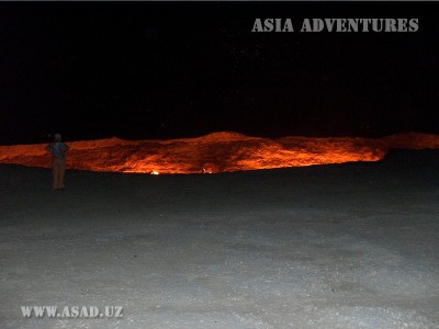 Darvaza gaz crater, Turkmenistan