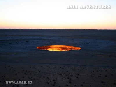 Darvaza gaz crater, Turkmenistan