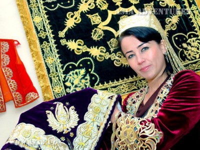 Золотое шитьё Узбекистана